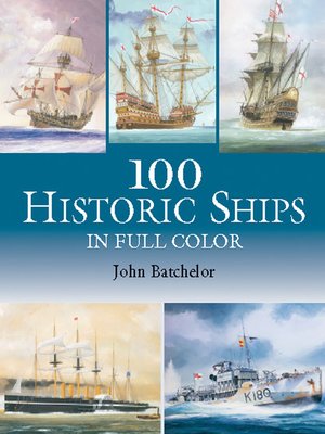 cover image of 100 Historic Ships in Full Color